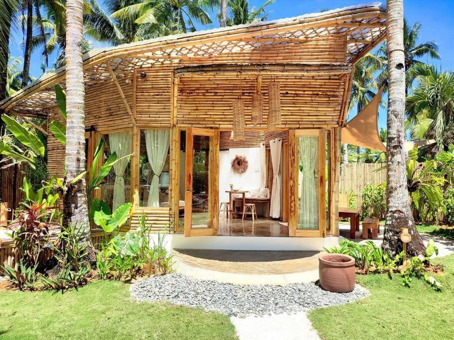 The Bamboo Houses - Tropical Garden & Empty Beach General Luna  Ngoại thất bức ảnh