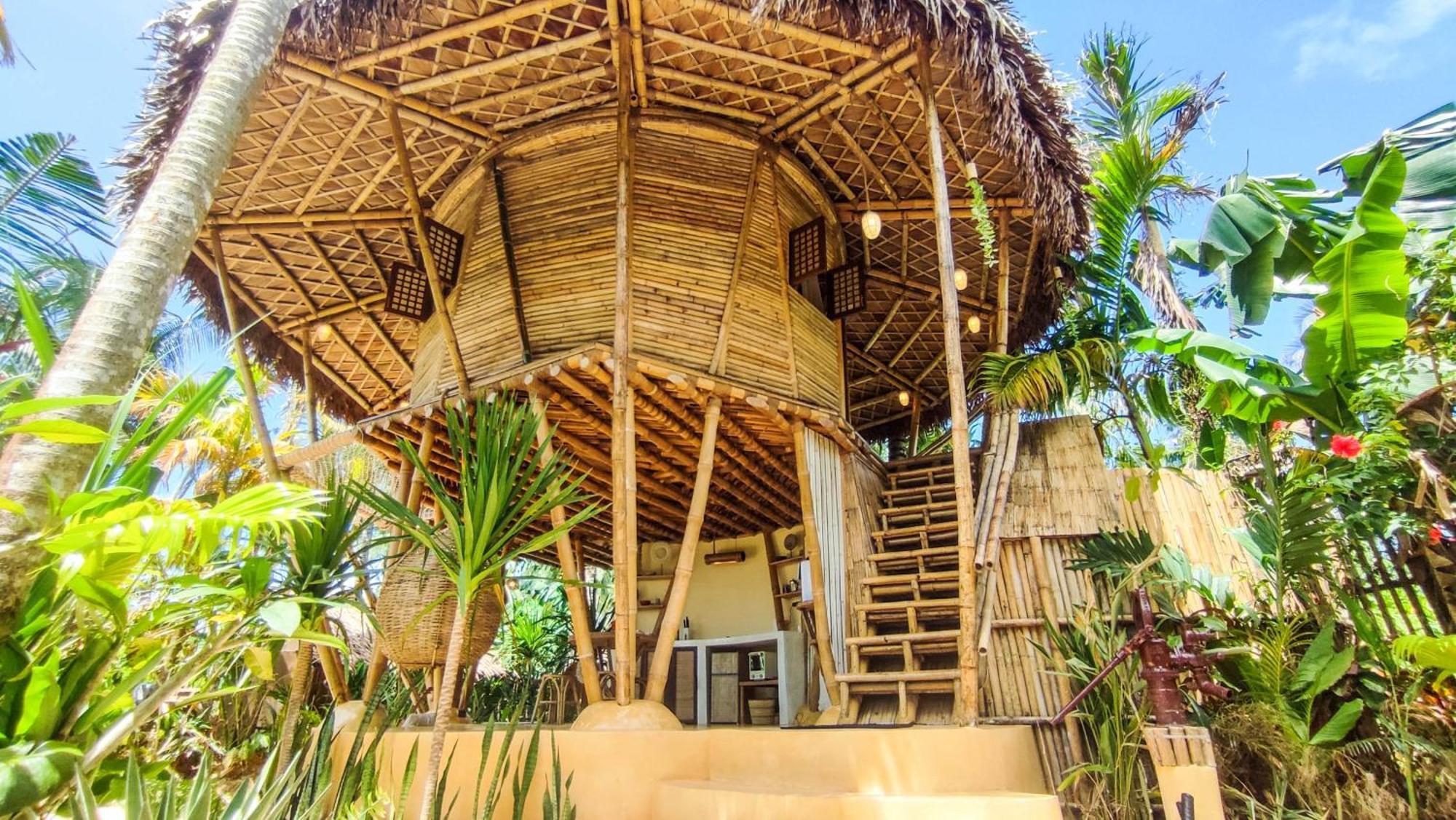 The Bamboo Houses - Tropical Garden & Empty Beach General Luna  Ngoại thất bức ảnh