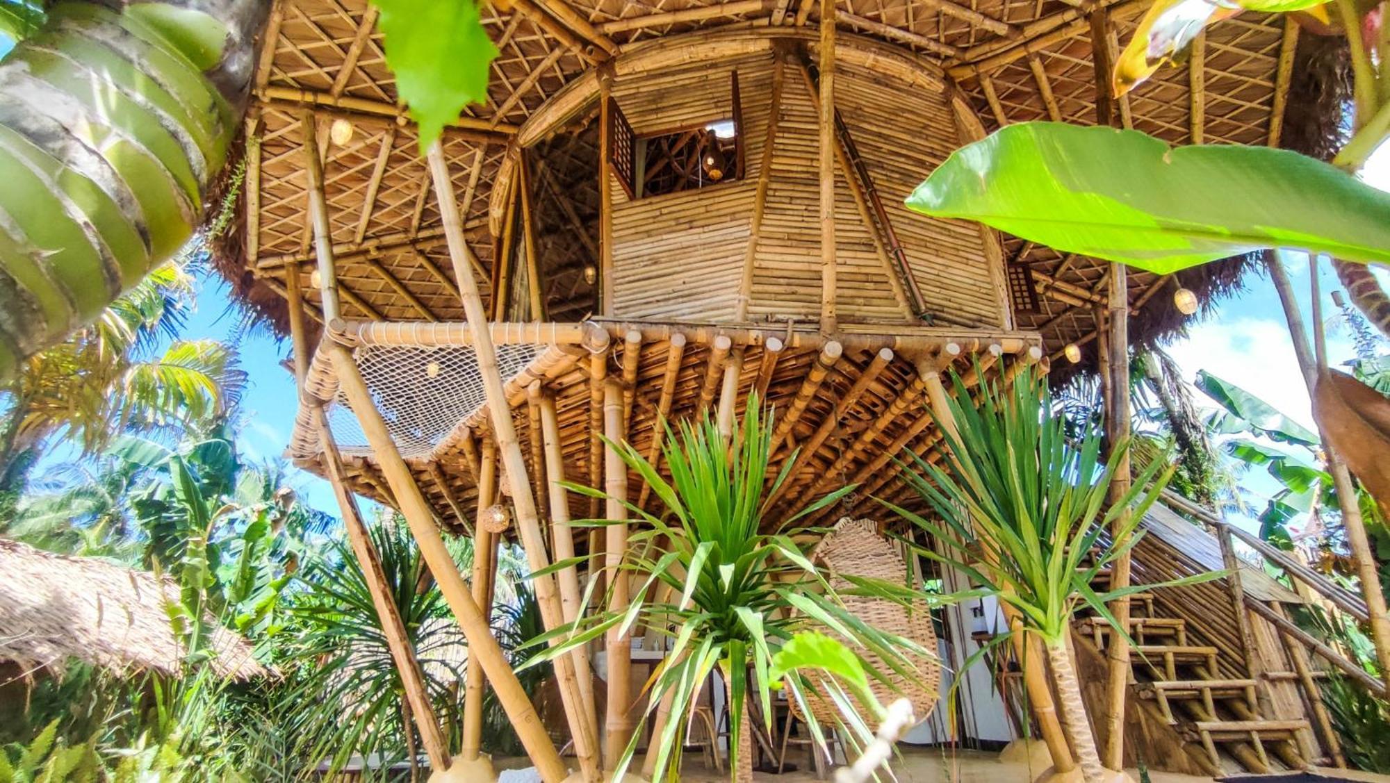 The Bamboo Houses - Tropical Garden & Empty Beach General Luna  Ngoại thất bức ảnh