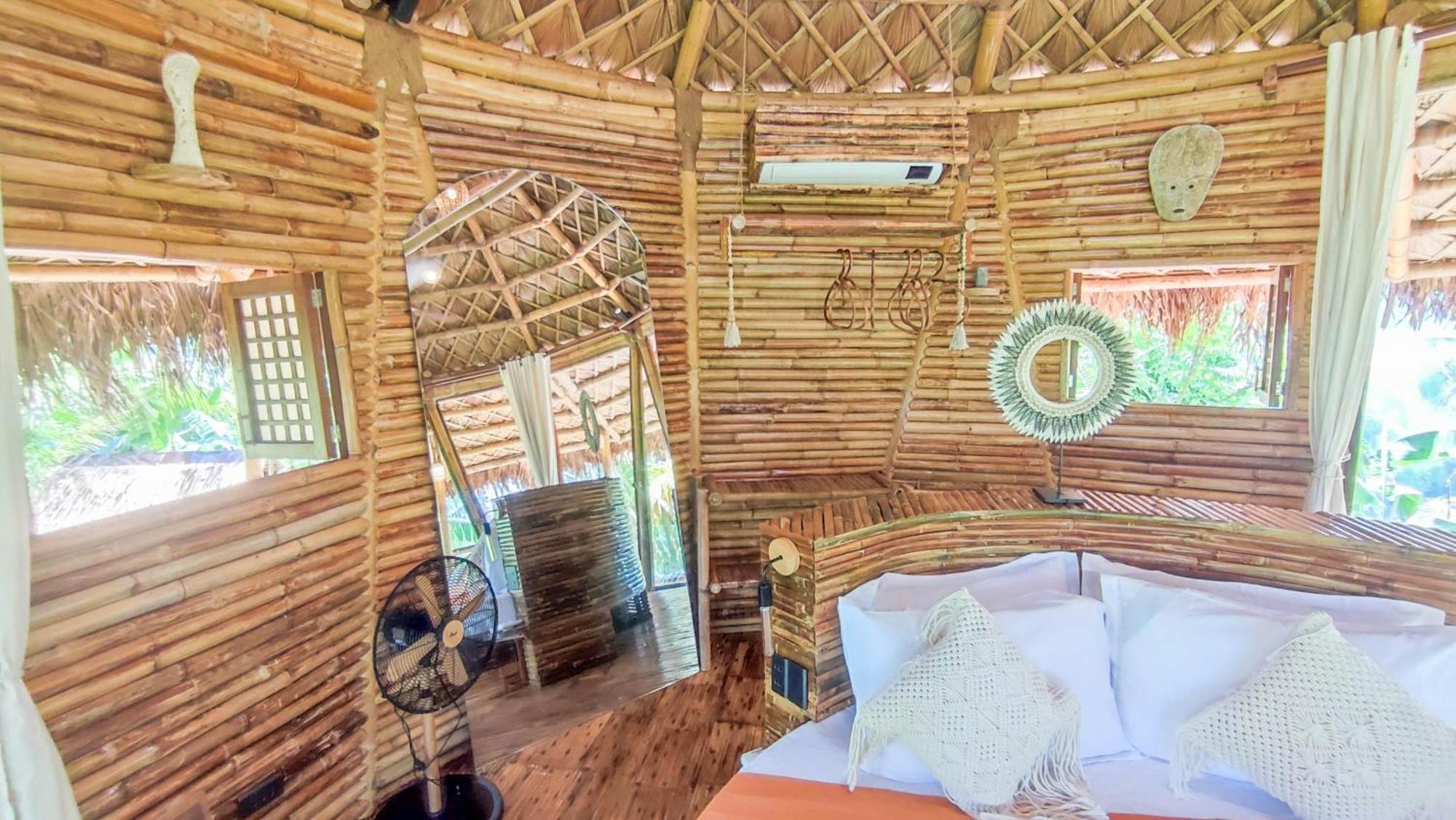 The Bamboo Houses - Tropical Garden & Empty Beach General Luna  Ngoại thất bức ảnh