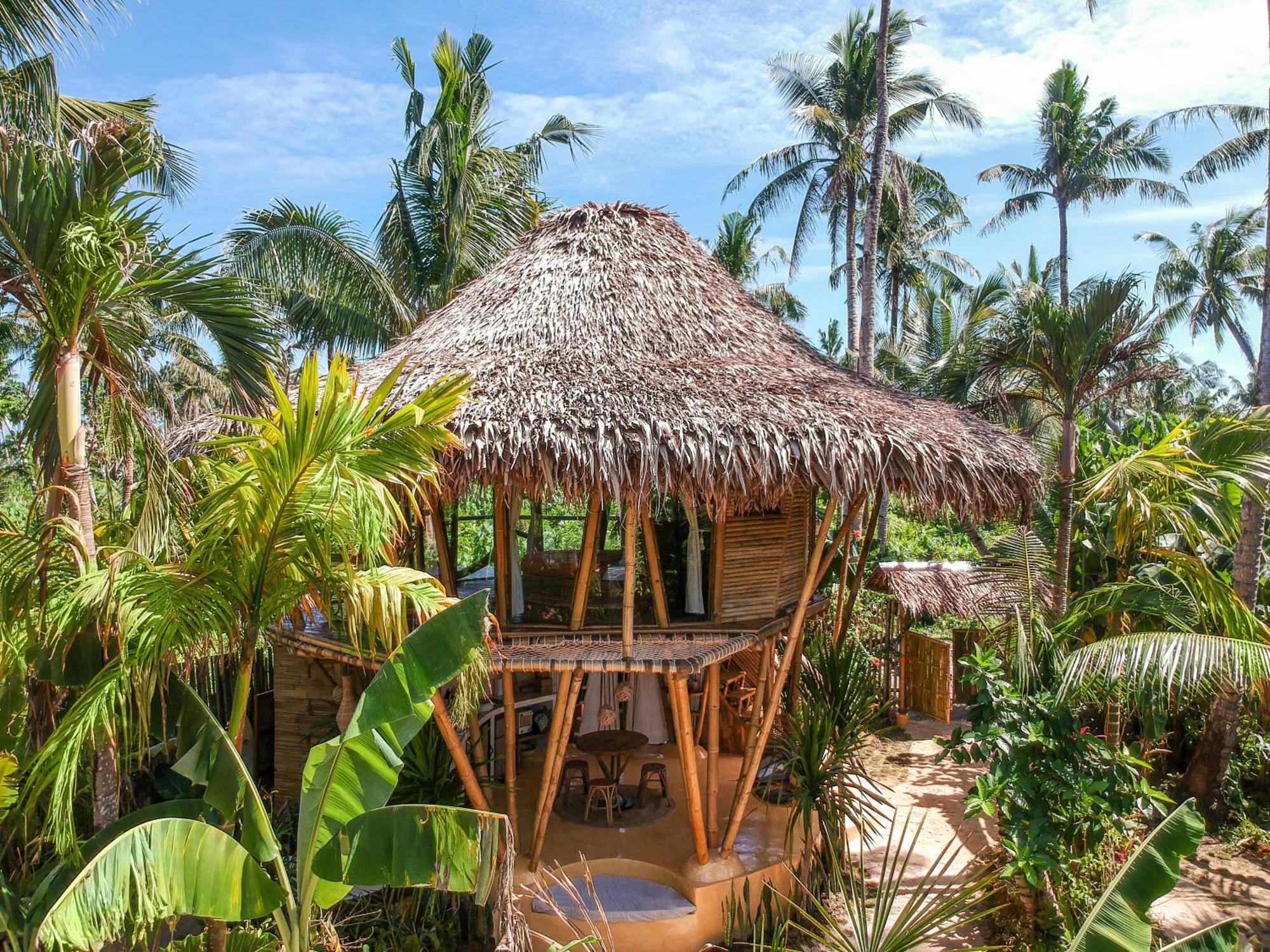 The Bamboo Houses - Tropical Garden & Empty Beach General Luna  Ngoại thất bức ảnh