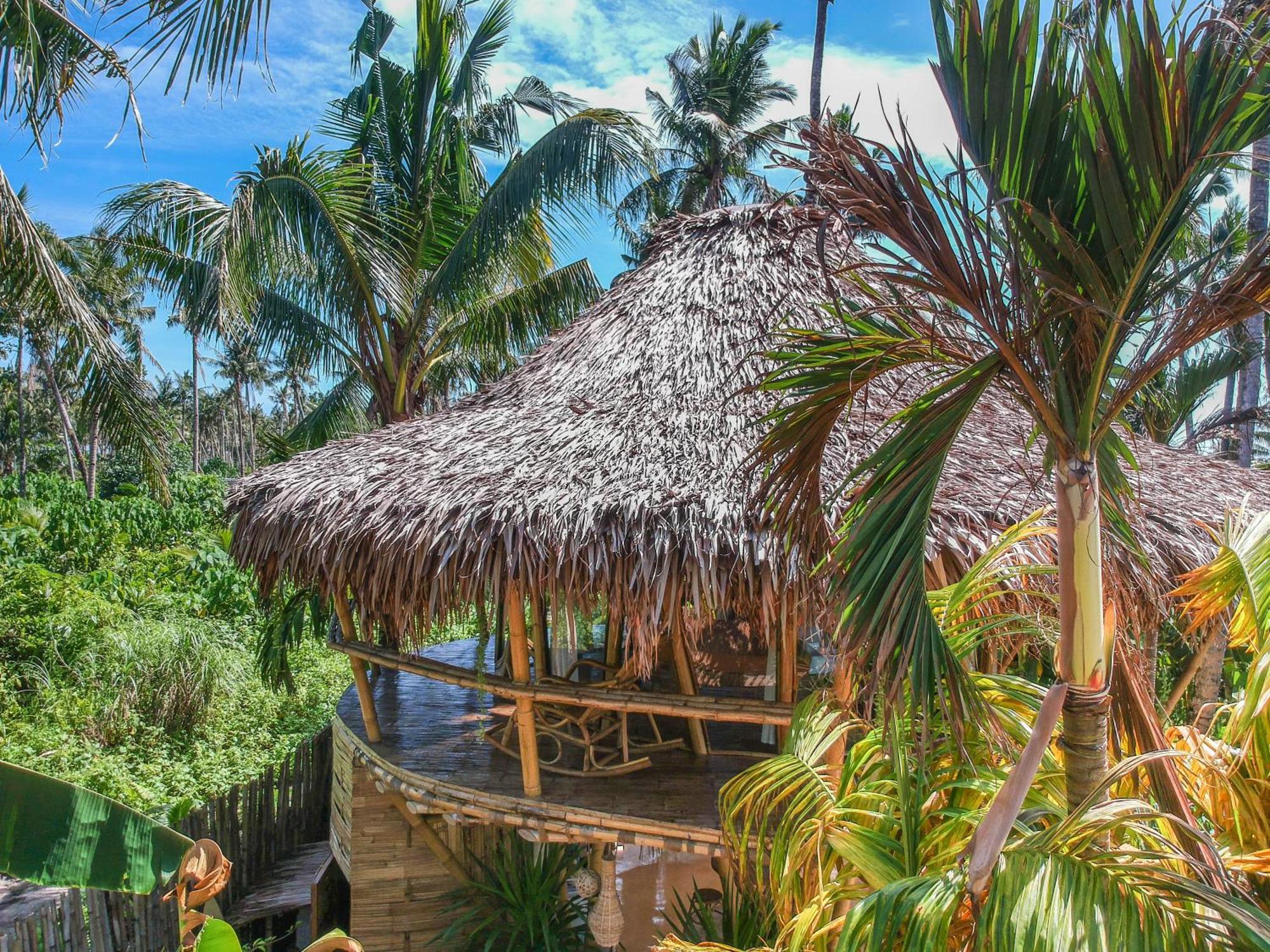The Bamboo Houses - Tropical Garden & Empty Beach General Luna  Ngoại thất bức ảnh
