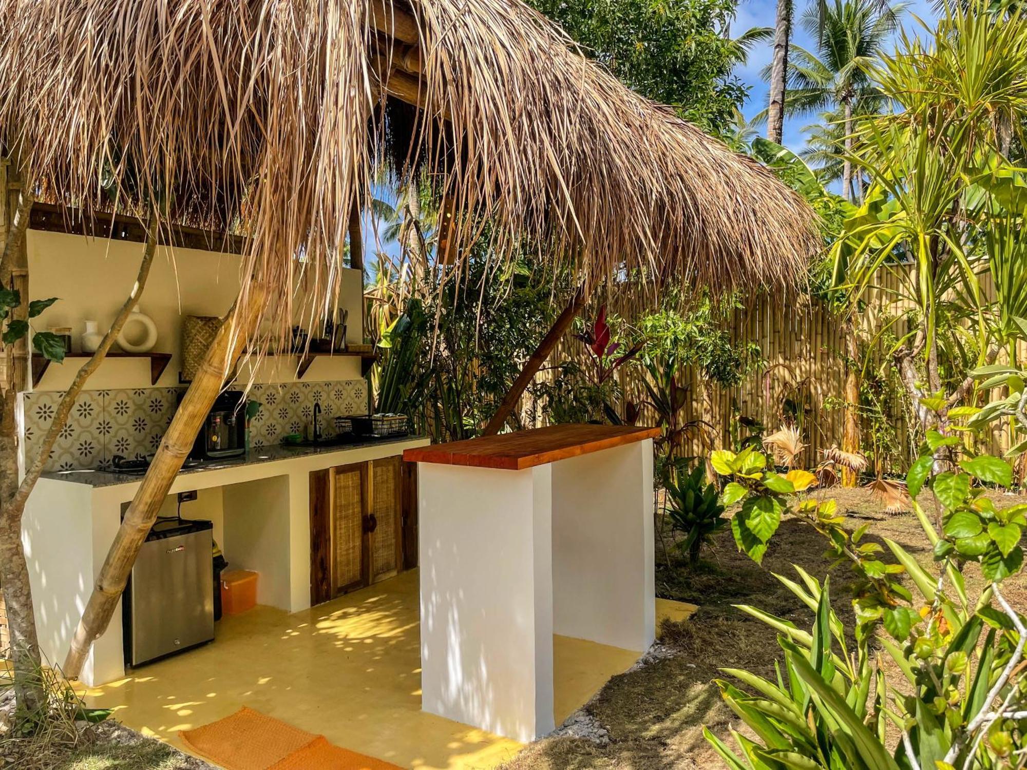 The Bamboo Houses - Tropical Garden & Empty Beach General Luna  Ngoại thất bức ảnh